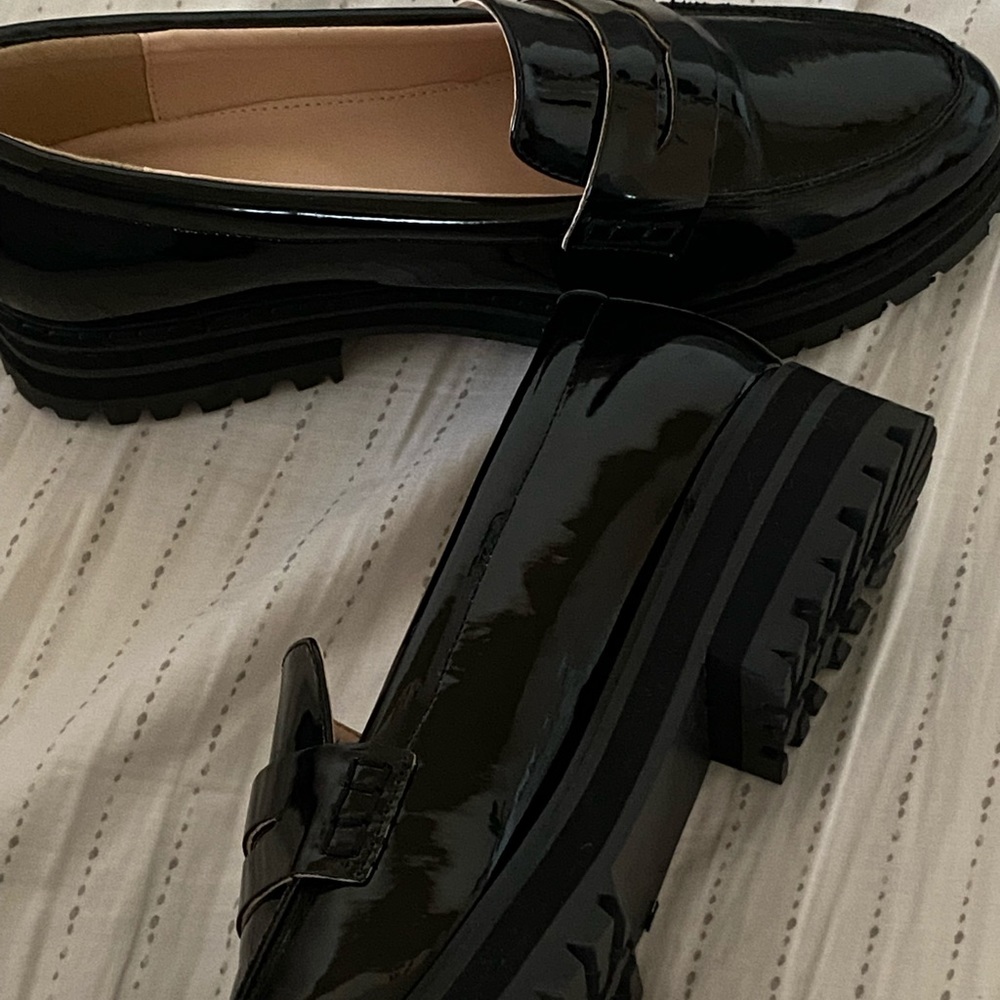 Princess Polly Vegan Leather Black Loafers